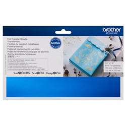 Brother Foil Transfer Sheets Blue 100mm x 200mm Pack of 4 Scan N Cut_2